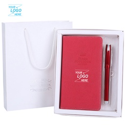 A6 notebook Gift Box Set / Click Ballpoint Pen and Journal
