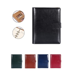 A5 multi-function PU Leather Cover Notebook with Card Slot