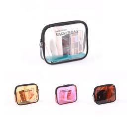 PVC waterproof transparent travel cosmetics wash bag