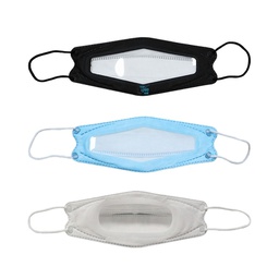 Disposable Non-woven Transparent PVC Curtain KF94 Mask