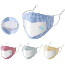 Masks with transparent windows / Face Mask With Clear Window for Deaf
