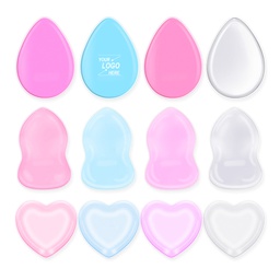 Drop shape Silicone Puff / Soft Silicone Gel Powder Puff