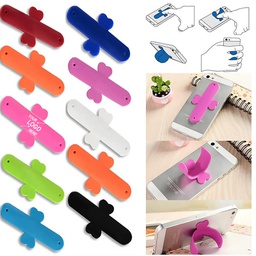 U-Shape Phone Holder Suction Silicone Slap Folding