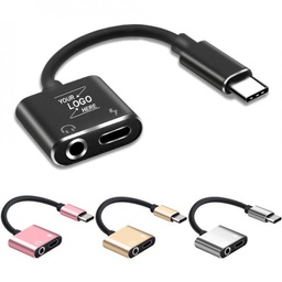Type C to 3.5mm Earphone Adapter / 2 in 1Earphone Converter