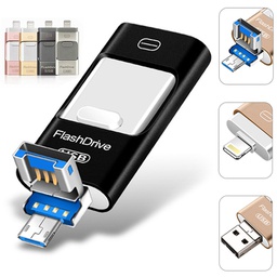 [S0802000039] Flash Drive with Triple Connectors (8GB)