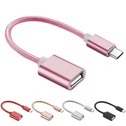 Nylon Micro USB OTG Cable / Nylon Type-C OTG Cable