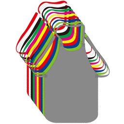 Solid Color Disposable Apron / Disposable Non-woven Apron For Kids