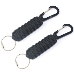 [S0606000017] Paracord Survival Rope Keychain with carabiner