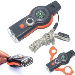 [S0600000379] Survival Whistle Tool / 7 in 1 Camping Survival Whistle