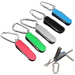 Multi-function Nail Clipper Keychain