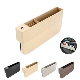 PU Leather Car Seat Gap Storage Box