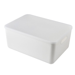 [S0502000007] HOB6050 - Home Organization Plastic Storage Box 带盖储物盒 化妆品首饰整理盒学生宿舍衣物塑料收纳框 桌面收纳盒