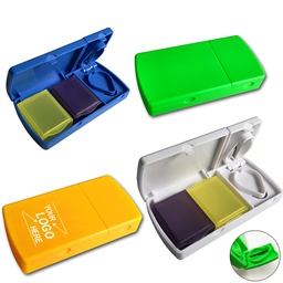 Mini Pill Case with Pill Cutter / Pill Box
