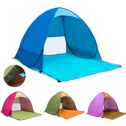 Full automatic double beach quick opening tent / Easy Pop Up Beach Tent
