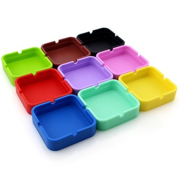[S0502060055] Square Silicone Ashtray