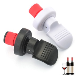 Plastic Wine Bottle Press Stoppers Vacuum