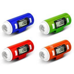 Flashlight And Siren Pedometer