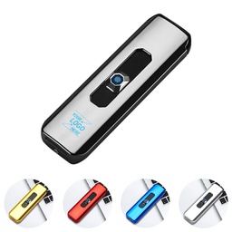 Button Double-sided Point USB Rechargeable Cigarette Lighter