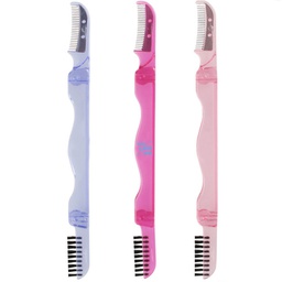 Cosmetic Eyebrow Brush Fold Eye Lash Brow Comb