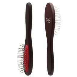 [S0502000207] Wooden Handle Hair Brush / A Wood Massage Comb For Easy Hair