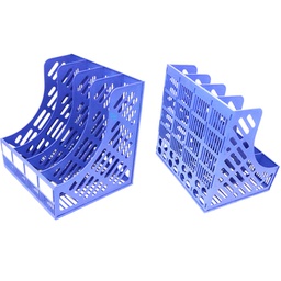 Sturdy Desktop 4 Section Magazine Plastic Holders