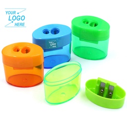 Custom Double Hole Pencil Sharpener / Mini Pencil Sharpener