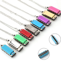 Mini 4 Holes Harmonica / Mini Harmonica Necklace