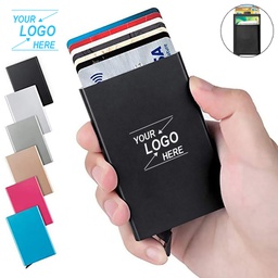 PoP-Up RFID Blocking Credit Card Holder/Business Card Box