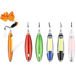 Multi-function hanging rope color note paper lamp pen