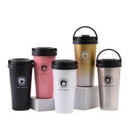 16 Oz Stainless Steel Insulated Drink Tumbler Coffee Cup with Lid   