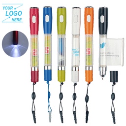 Retractable Banner LED Flashlight Ballpoint PEN