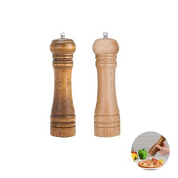 Large Manual Pepper Grinder Solid Wood Salt And Pepper Mill