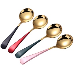[S0501000088] 304 Stainless Steel Round Spoon