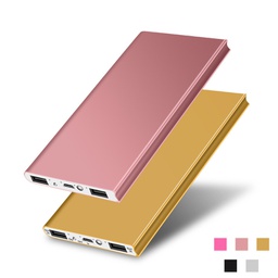Ultra Slim Power Bank 10000 mAh 2 USB with LED