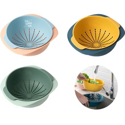 MINI Kitchen Fruit Vegetable Double Basket With Basin