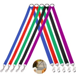 Double Head Pet Leash Rope / Two Dogs One for Two Traction Rope Head Traction Rope