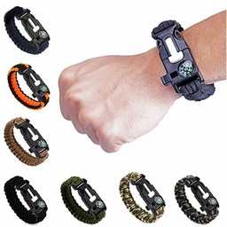 Multi-function Polyester Survival Bracelet