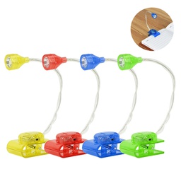 Touch Sensor Rechargeable LED Desk Lamp w/ Clip
