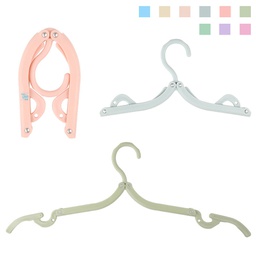 Foldable Portable Plastic Travel Clothes Hanger