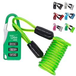 Racing Helmet Lock / Anti-theft Bicycle Cable Lock