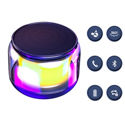 [S0804000068] Portable TF Card Wireless LED Lamp Smart Bluetooth speaker