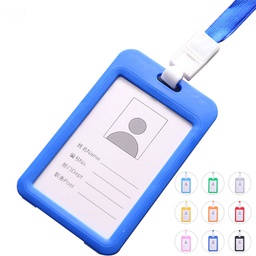 ID Badge Card Hold With Lanyard