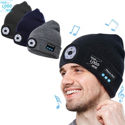 [S1102020133] Bluetooth LED Beanie Hat / Wireless Bluetooth Beanie Hat