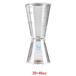 [S0502070146] 20/40 ml Plastic Super Double Jigger