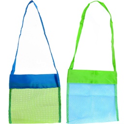 [S1306000137] Small Seashell Bag / Mesh Shell Tote / Beach Collecting Bags