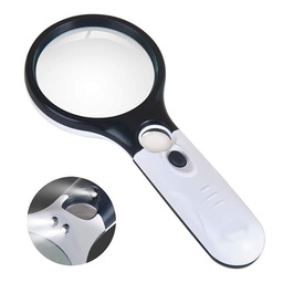 Handheld Magnifier with 3 LED Light