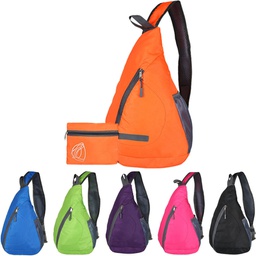 Foldable Budget Sling Backpack / Durable Sling Bag