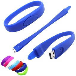 Custom Silicone USB Flash Drive Wristband Bracelet