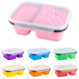 Silicone Foldable Collapisible Lunch Bento Box