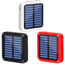 [S0803000050] Solar Power Power Bank 10000 mAh with LED